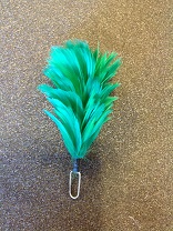 Kelly Green Balmoral/Glengarry Hackle (IN STOCK) - More Details